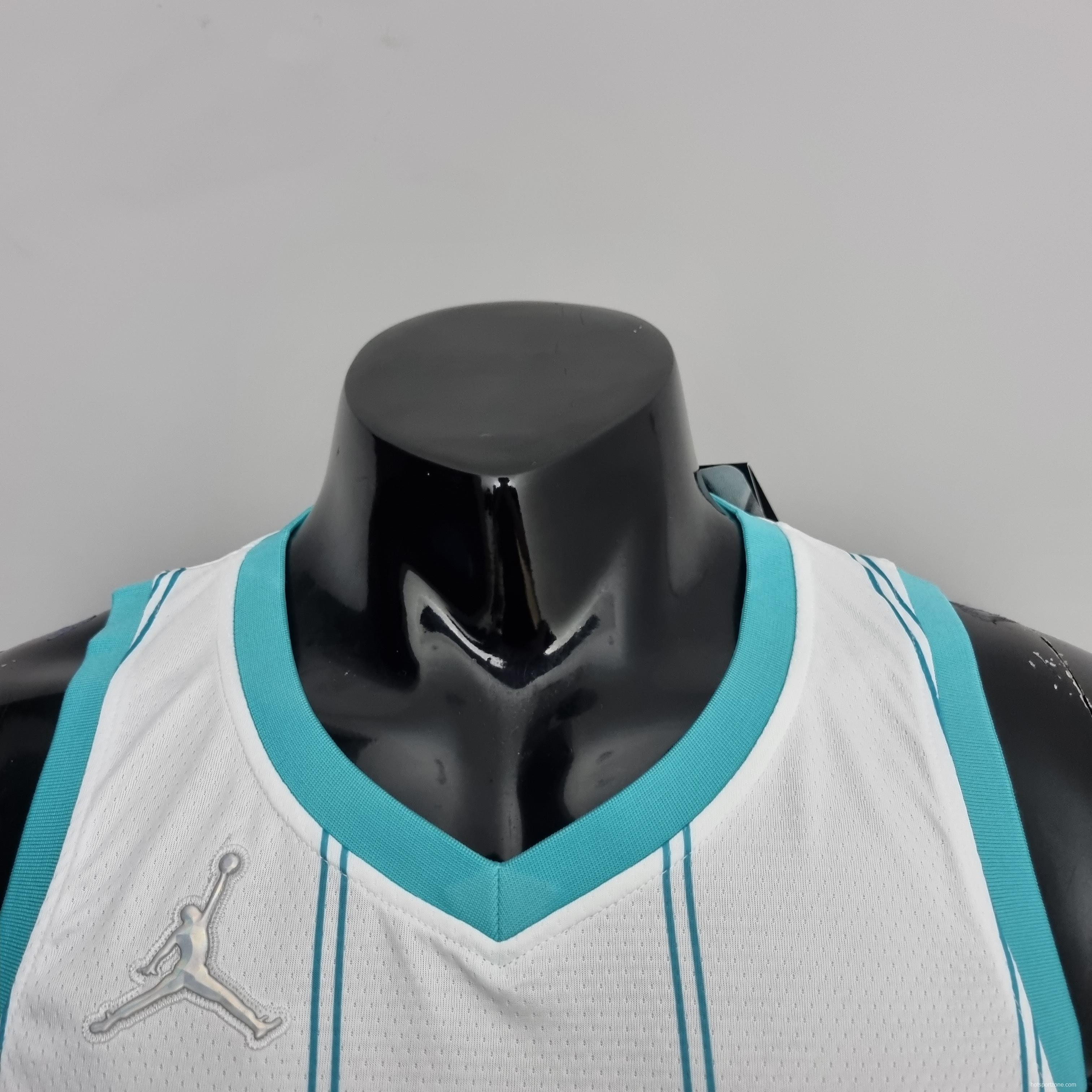 75th Anniversary Oubre #12 Charlotte Hornets White NBA Jersey