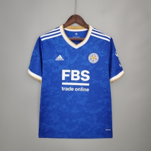 21/22 Leicester City home Soccer Jersey