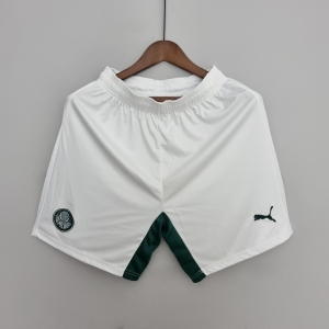 22/23 Palmeiras Shorts White Soccer Jersey