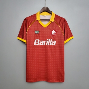 Retro Roma 90/91 home Soccer Jersey