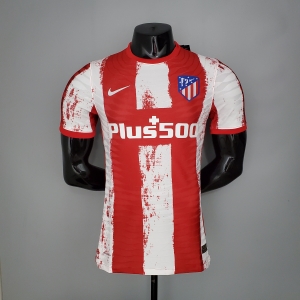 21/22 Atletico Madrid player version home Soccer Jersey