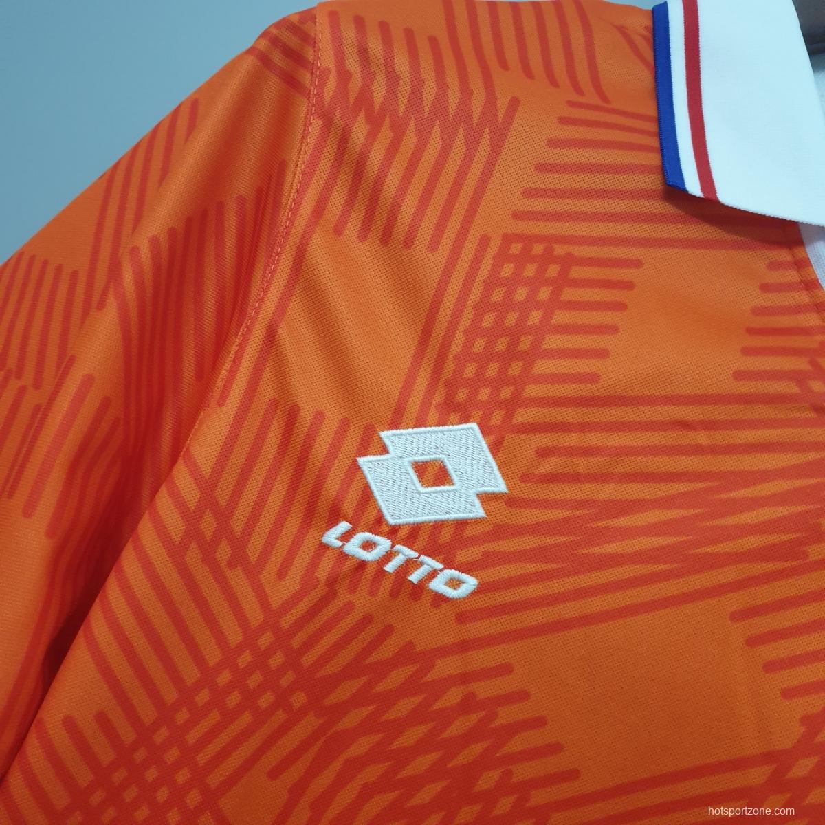 Netherlands 1991 retro shirt home Soccer Jersey