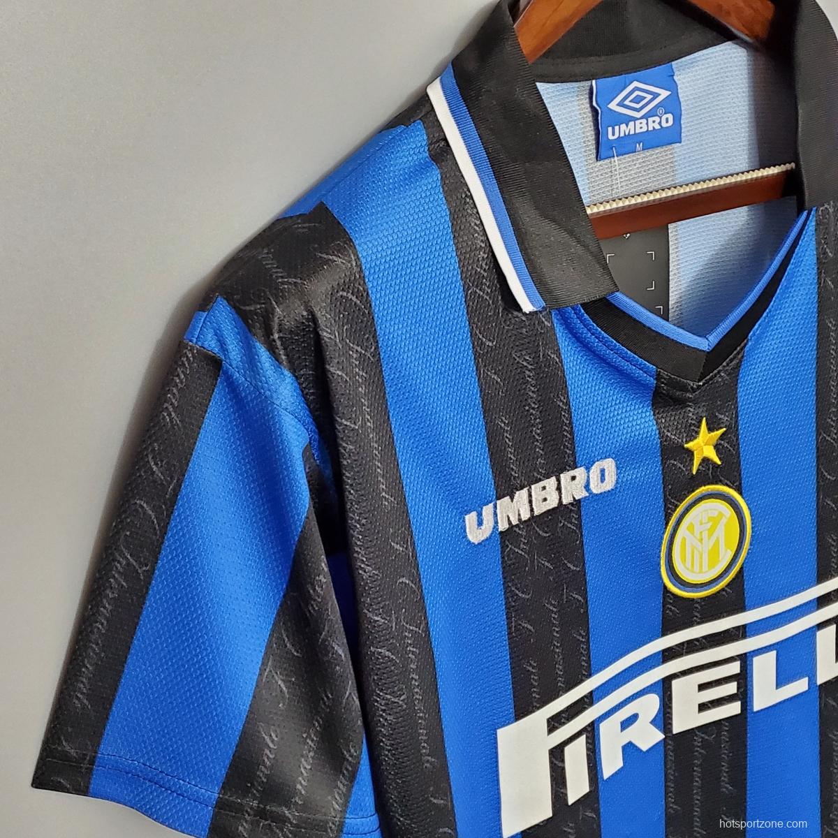 Retro 97/98 Inter Milan home Soccer Jersey