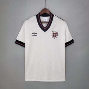 Retro 84/87 England home Soccer Jersey