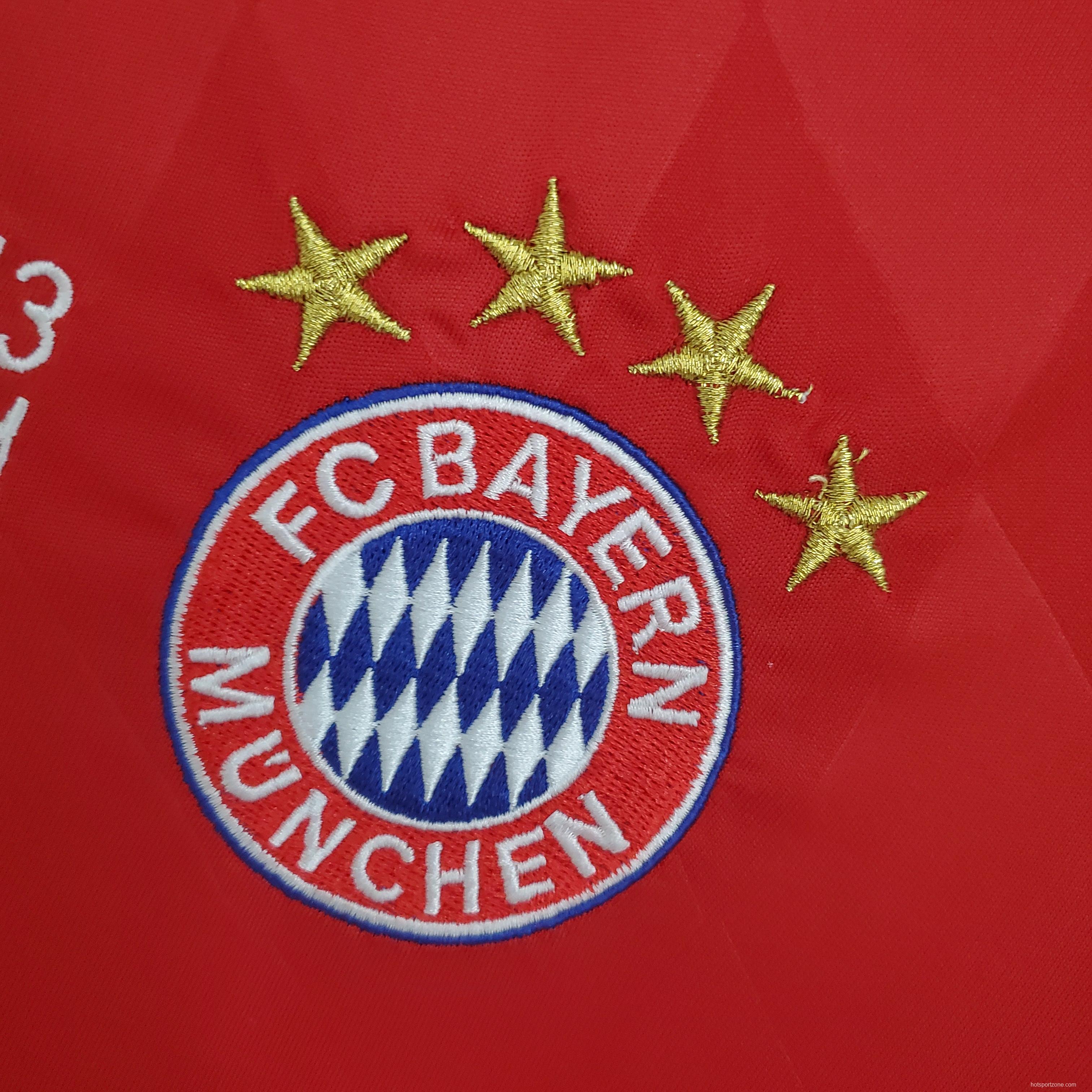 Retro Bayern Munich 12/13 Champions League home Soccer Jersey