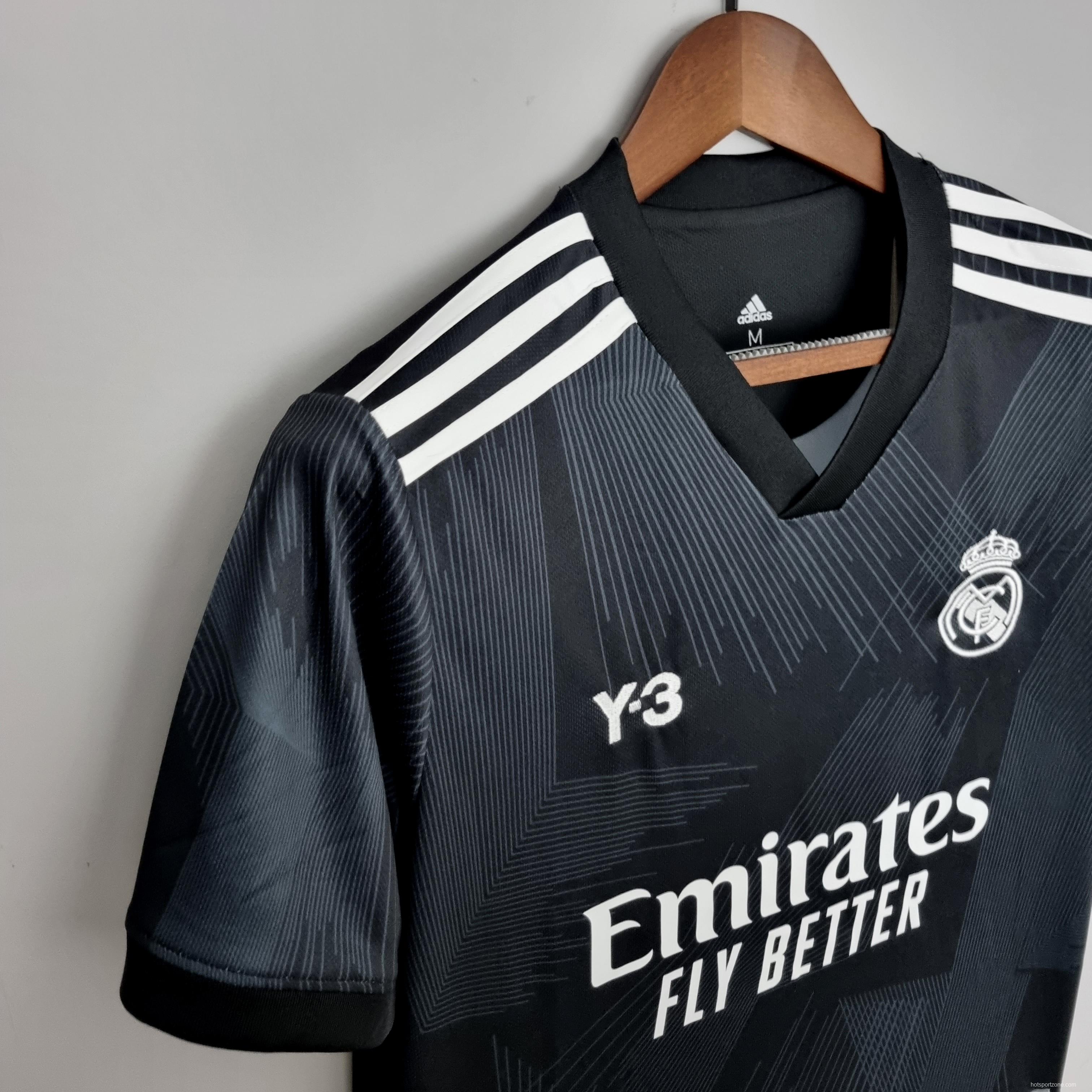 2022 Real Madrid Y3 Edition Black Soccer Jersey