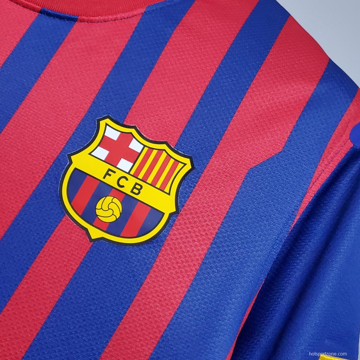 Retro Barcelona 11/12 home Soccer Jersey