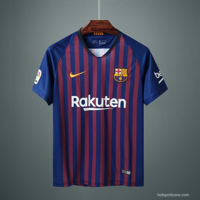 18-19 Barcelona home Soccer Jersey