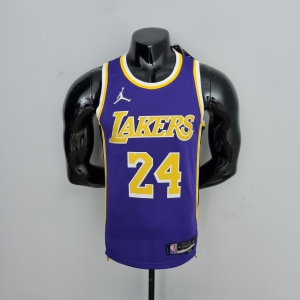 75th Anniversary BRYANT#24 Los Angeles Lakers Jordan Purple NBA Jersey