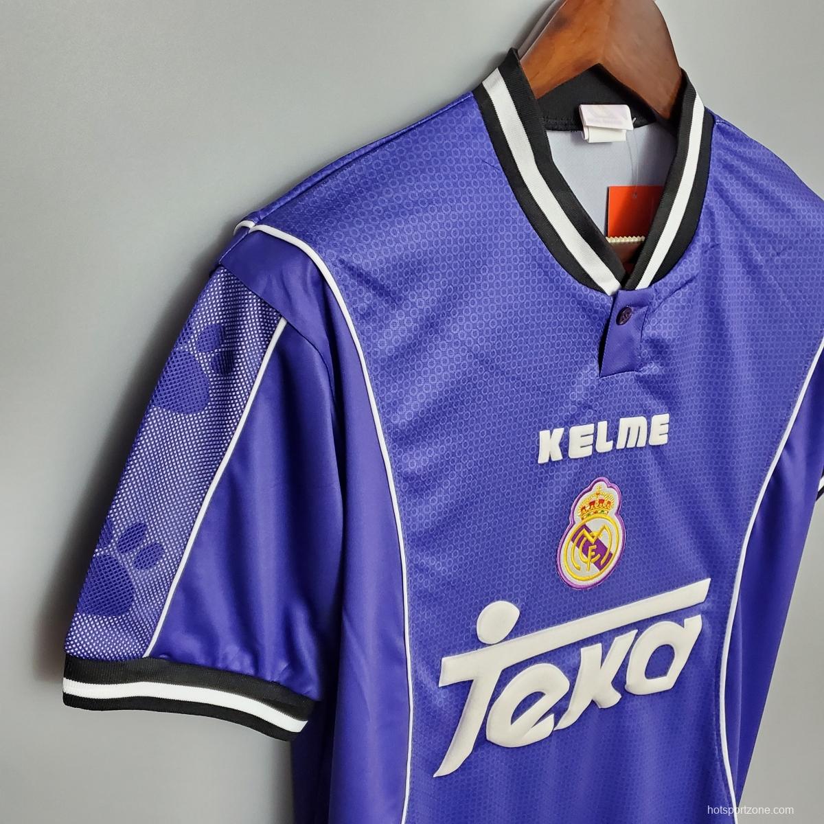 Retro Real Madrid 97/98 away Soccer Jersey