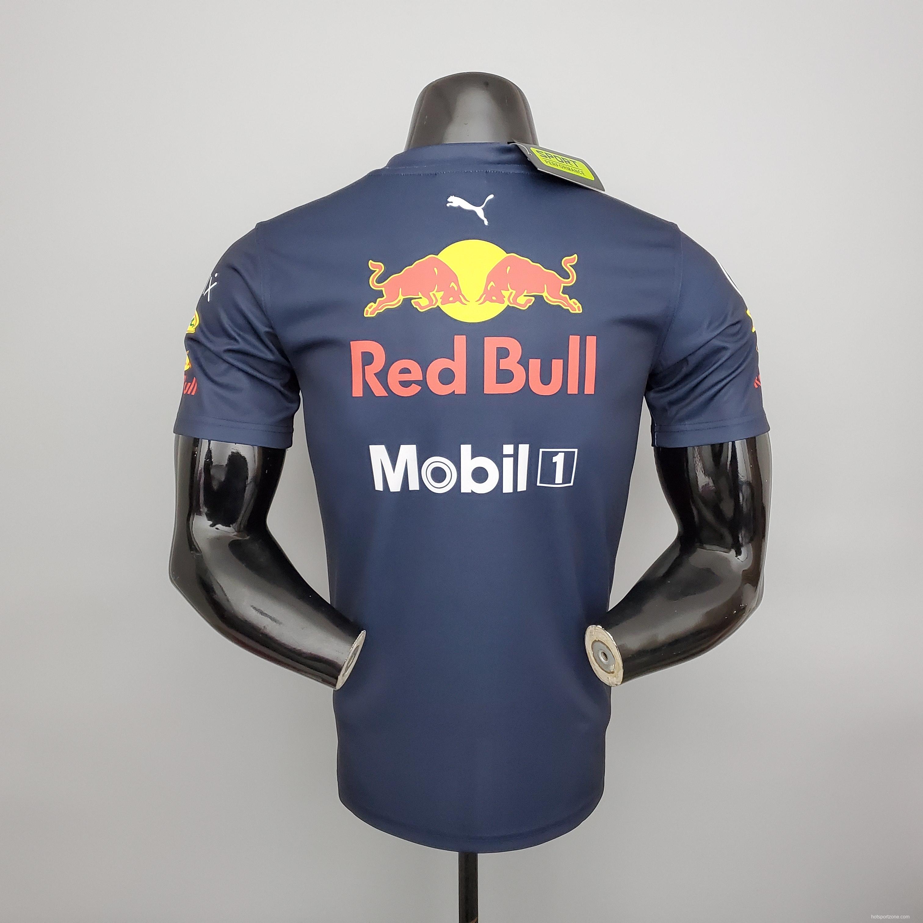 F1 Formula One racing suit; Honda Red Bull racing suit Royal Blue S-5XL