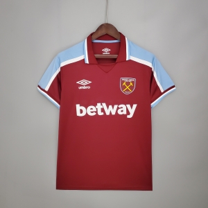 21/22 West Ham United home Soccer Jersey