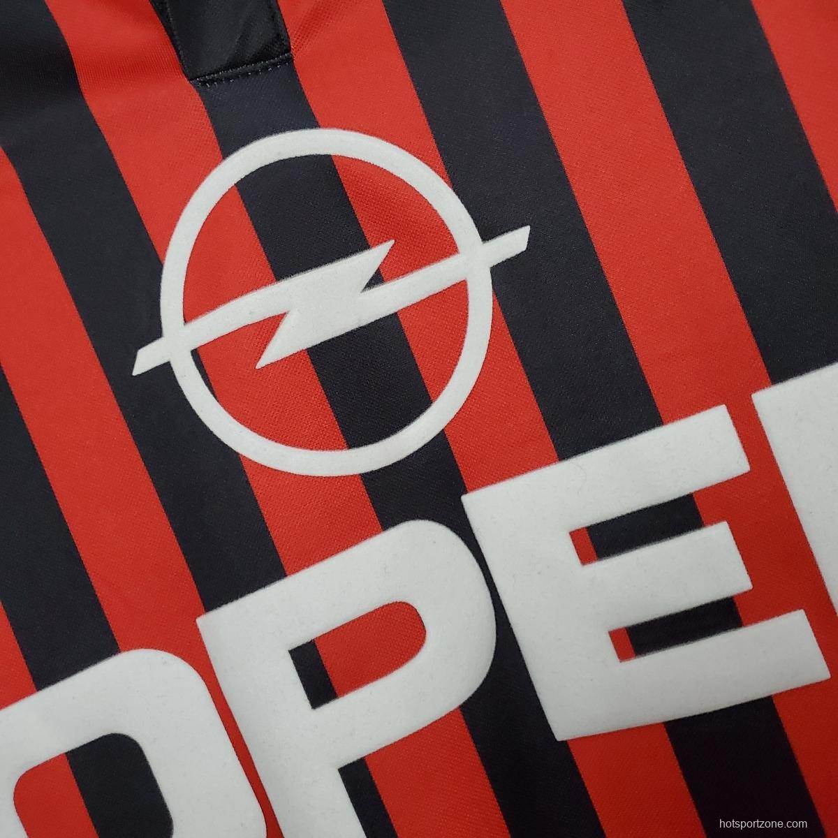 Retro 99-00 AC Milan Centenary home Soccer Jersey