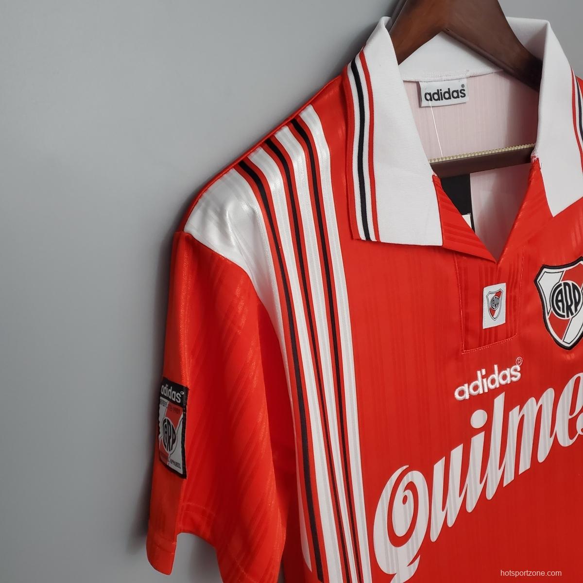 Retro River Plate 95/96 away Soccer Jersey