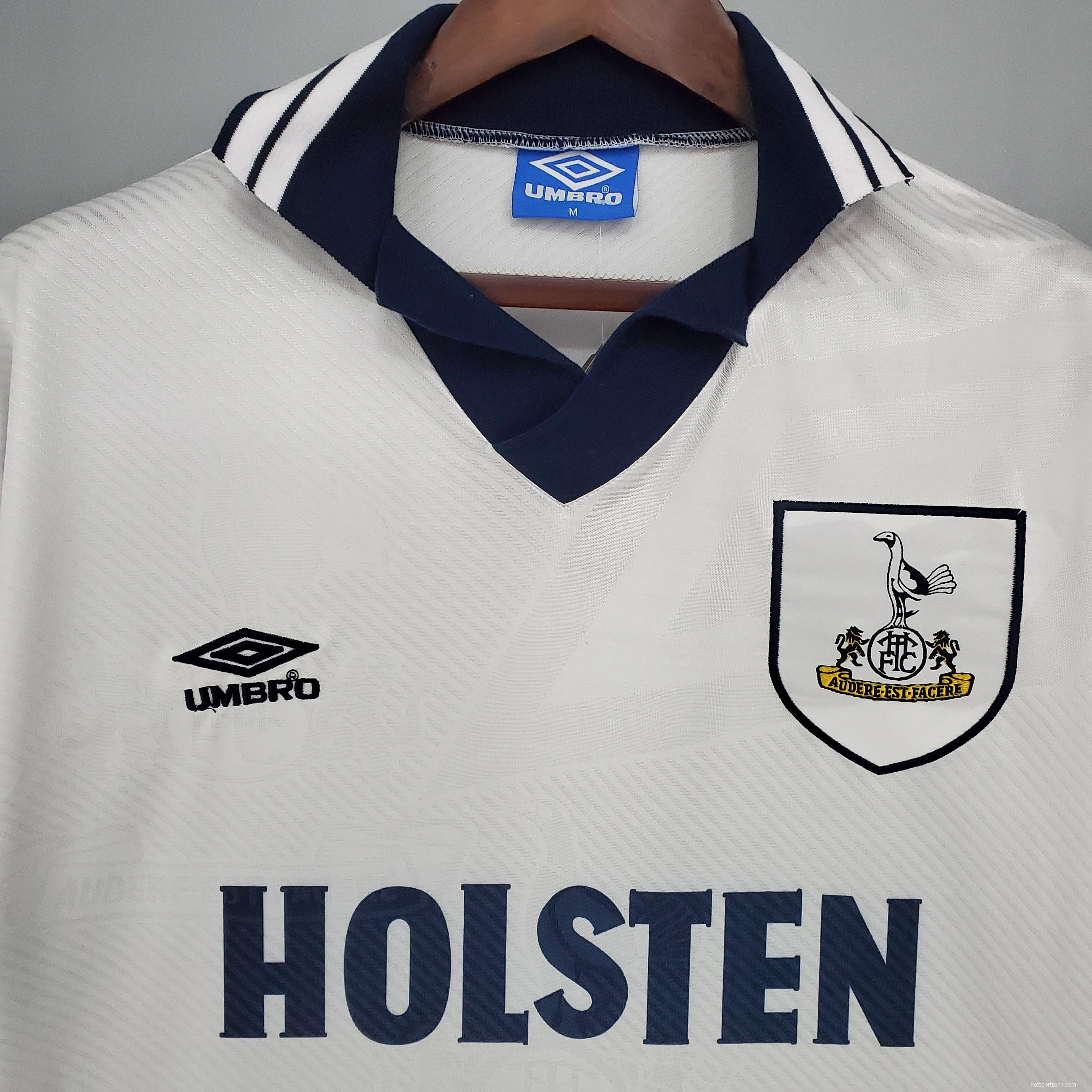 Retro 94/95 Tottenham home Soccer Jersey