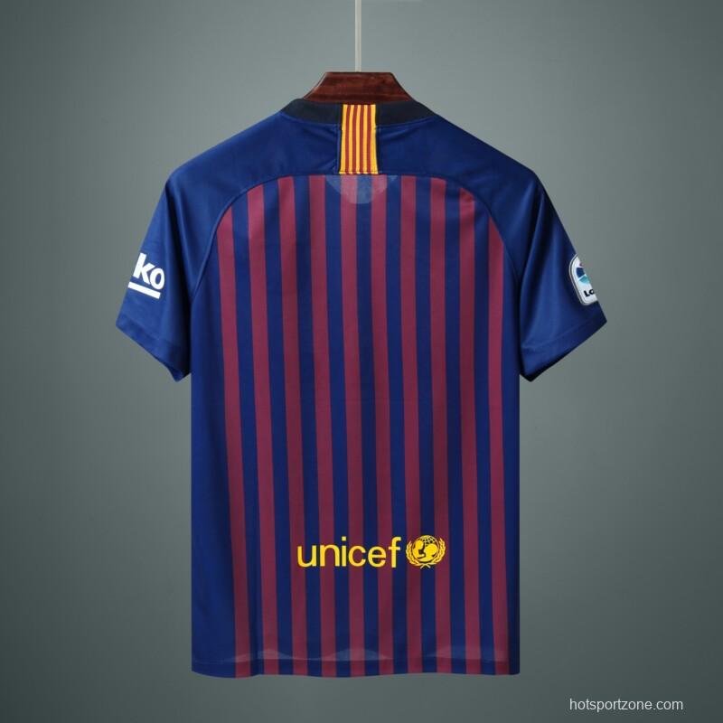 18-19 Barcelona home Soccer Jersey