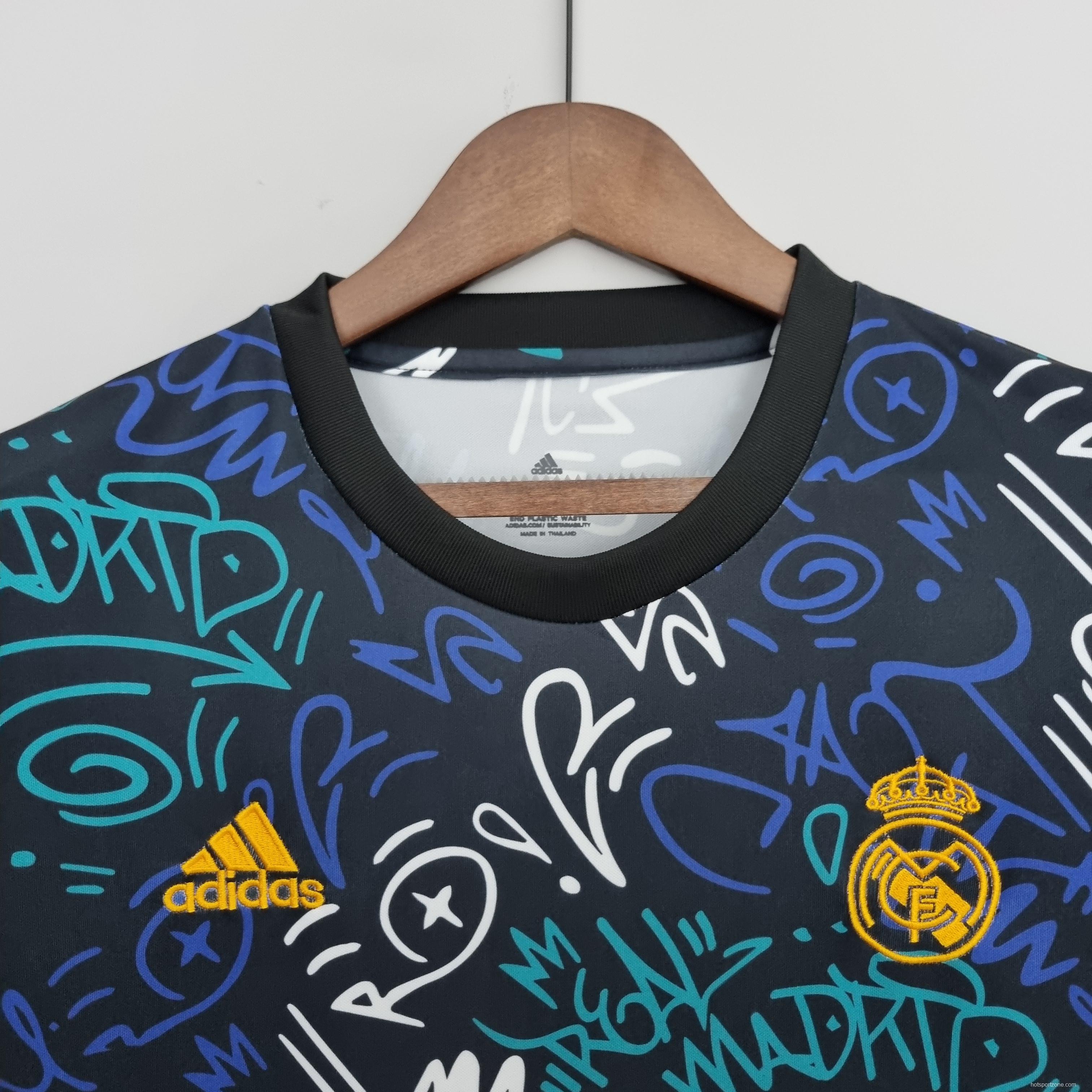 22/23 Real Madrid Training Suit Soccer Jersey