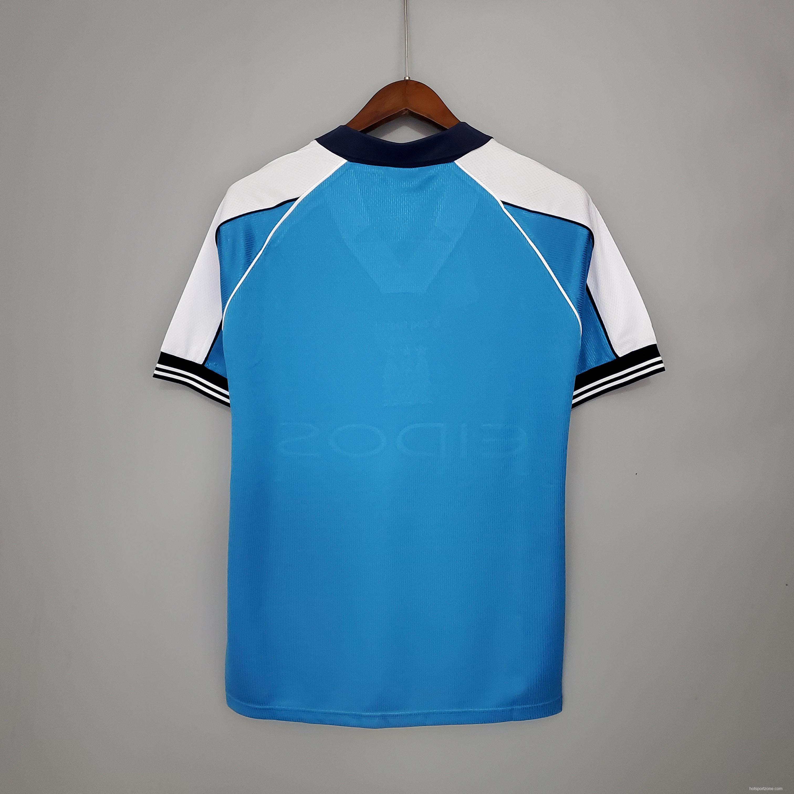 Retro Manchester City 99/01 home Soccer Jersey