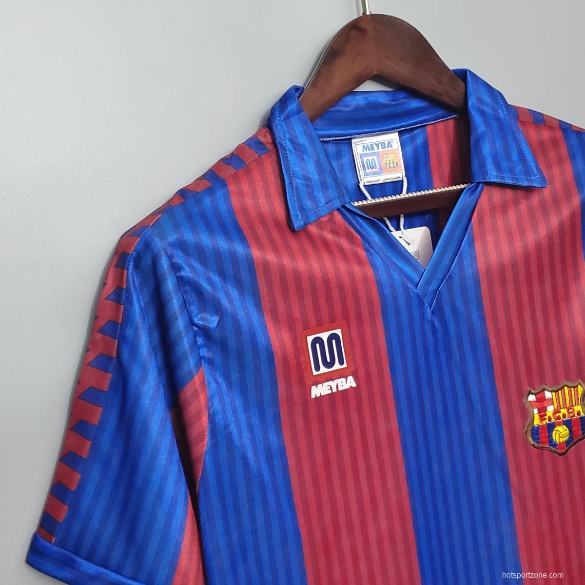 Retro Barcelona 90/91 home Soccer Jersey