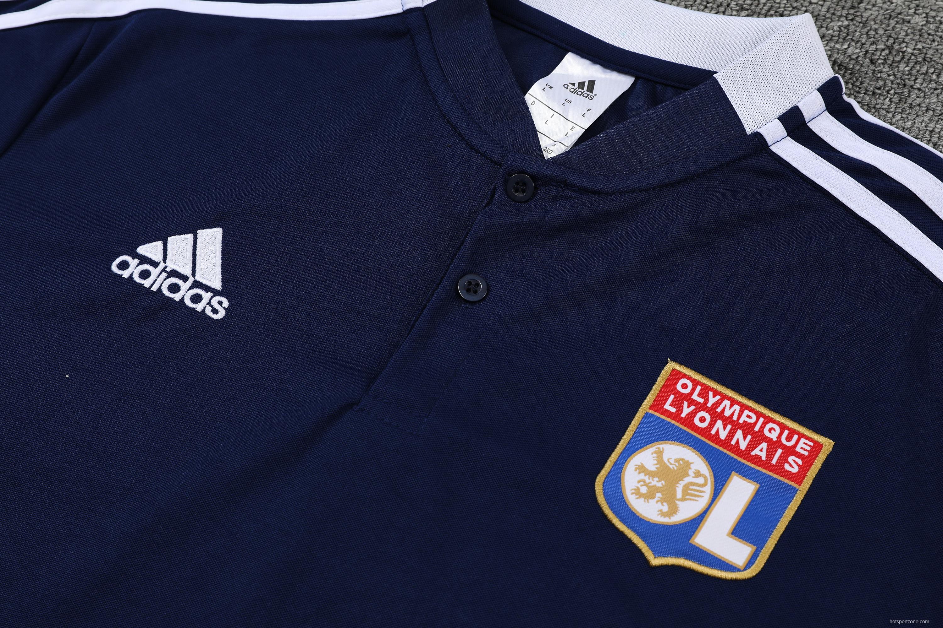 Olympique Lyonnais POLO kit dark blue (not supported to be sold separately)