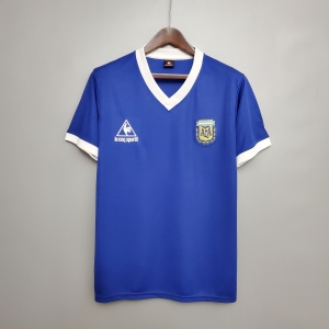 Retro Argentina 1986 away Soccer Jersey