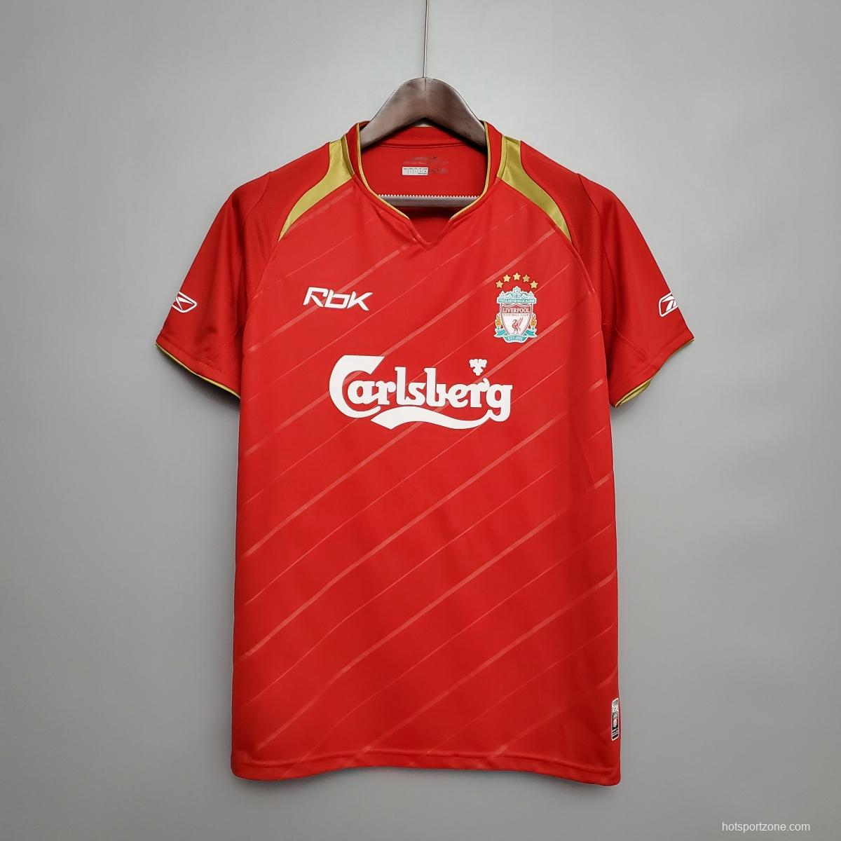 Retro 05/06 Liverpool home Soccer Jersey