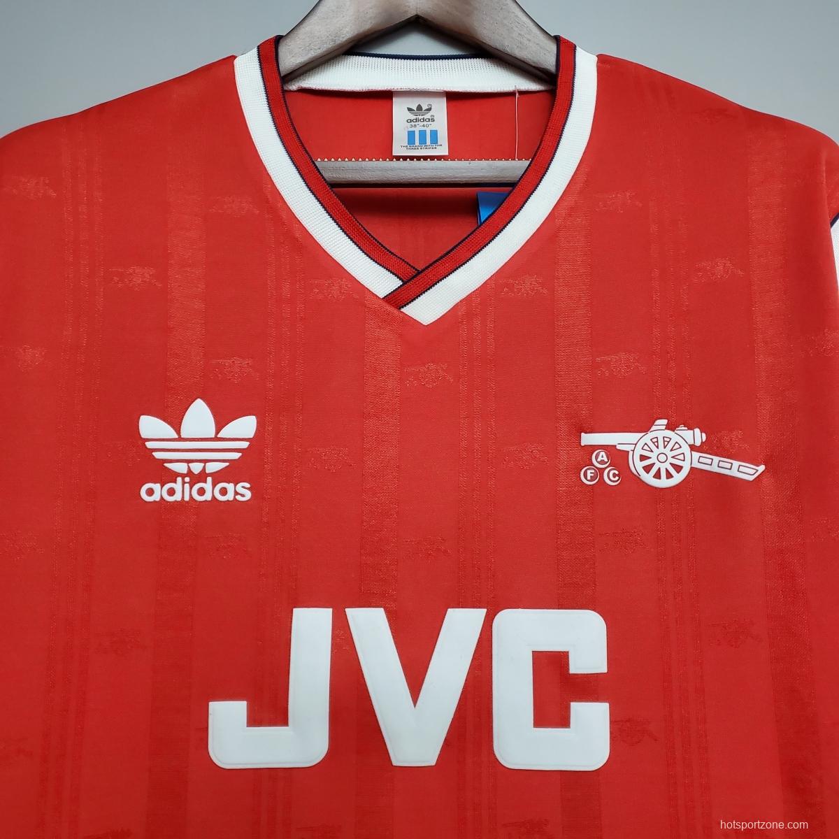 Retro 88/89 Arsenal home Soccer Jersey
