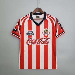 Retro 98/99 Chivas Guadalajara Home Soccer Jersey