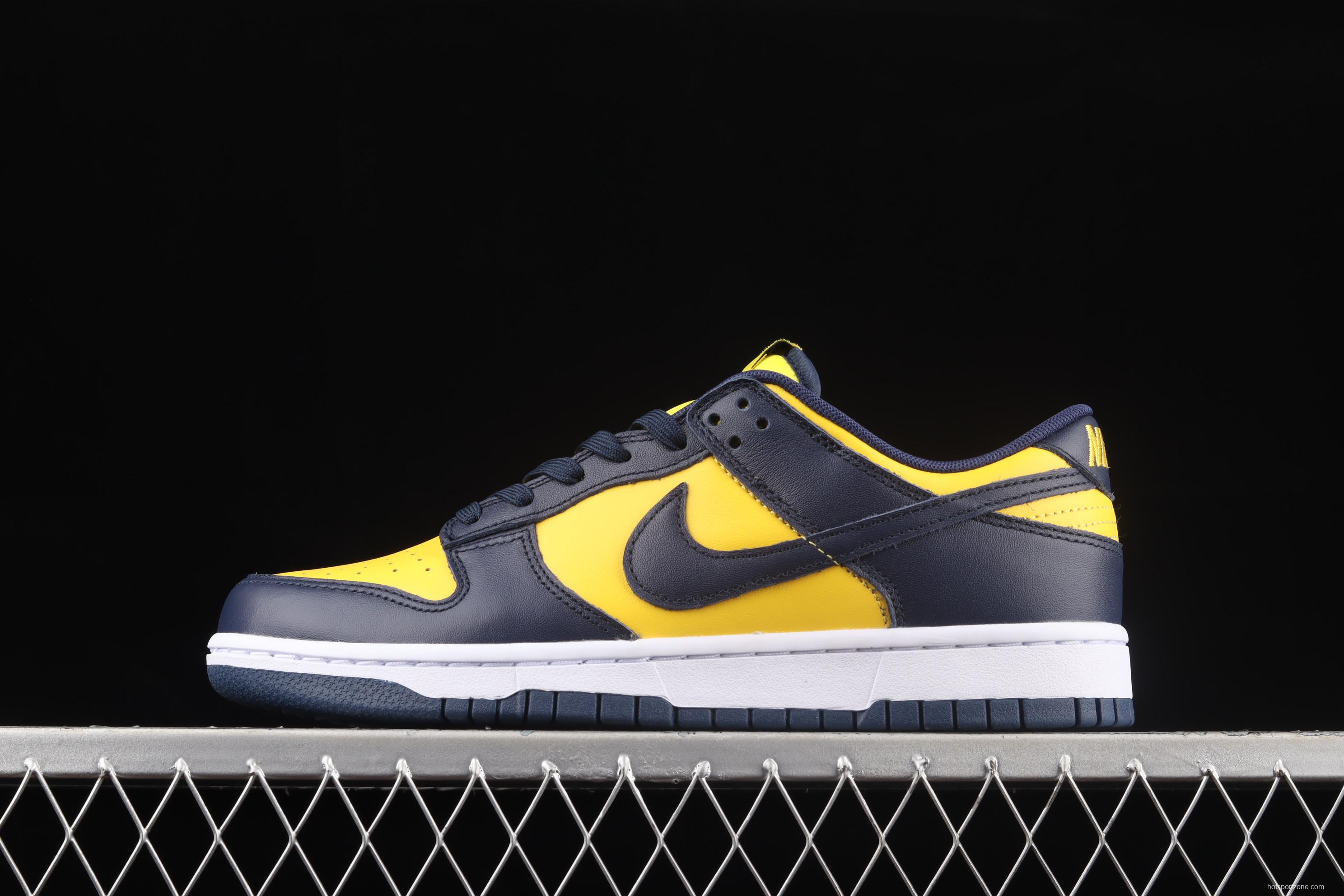 NIKE SB DUNK Low Michigan Michigan color buckle broken backboard fashion casual board shoes DD1391-700