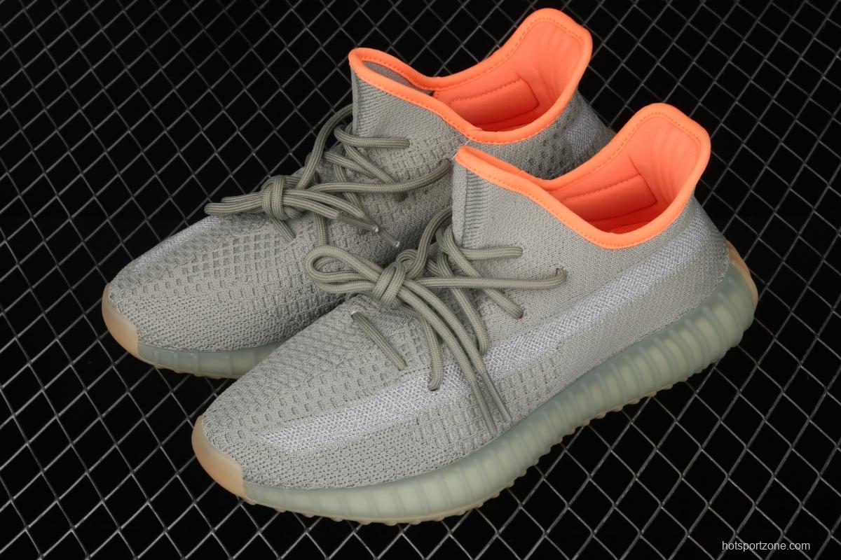 Adidas Yeezy Boost 350 V2 Desert Sage FX9035 Darth Coconut 350 second generation hollowed-out galactic sage color BASF Boost original