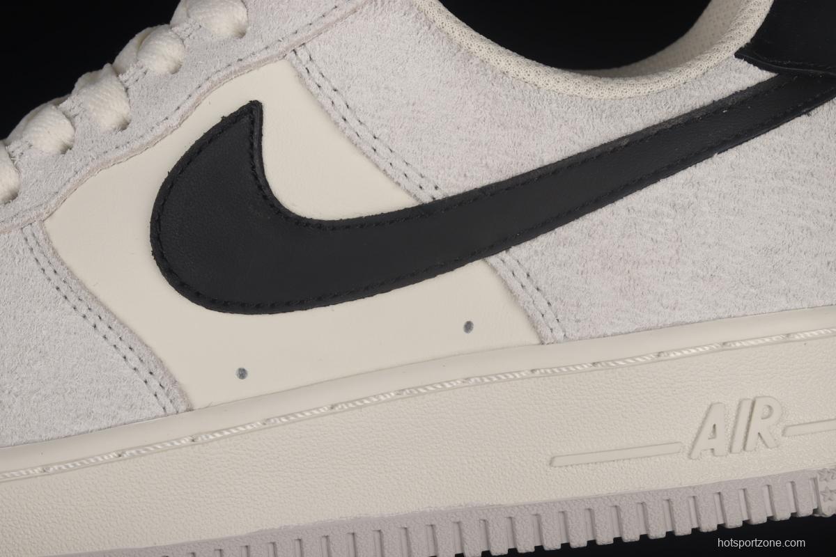 NIKE Air Force 1x 07 Low gray-black hook low-top casual board shoes BG5120-315