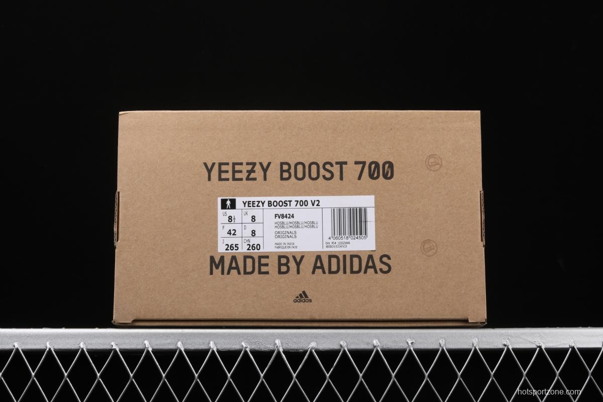 Adidas Yeezy Boost 700Analog FV8424 Kanye coconut 7003m reflective hospital blue running shoes