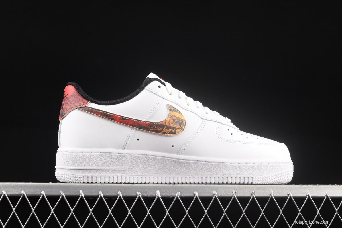 NIKE Air Force 1x 07 Emb low-top sports leisure board shoes DM7578-100