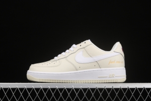 NIKE Air Force 1x 07 Rpm EMB popcorn cream low-top leisure sports board shoes CW2919-100