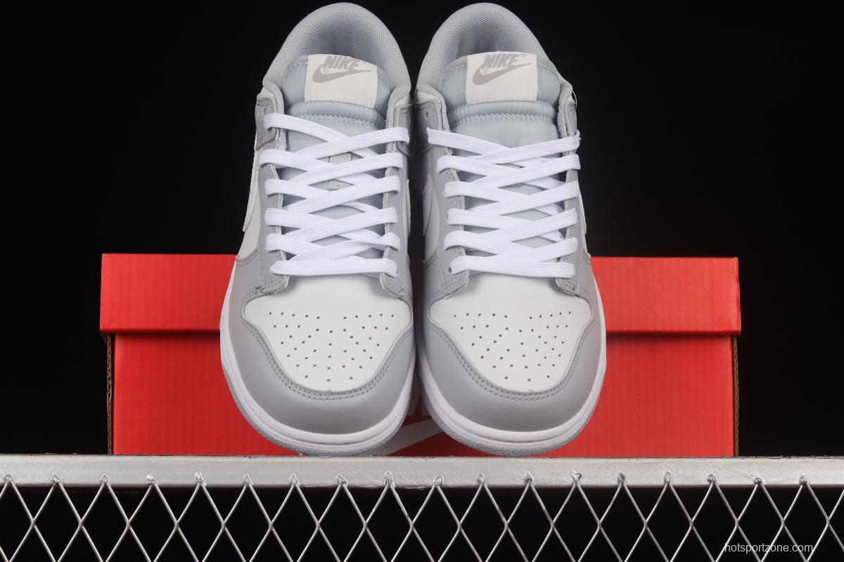 NIKE DUNK Low Retro Retro White Grey SB Buckle Breaking Backboard Fashion Casual Sneakers DJ6188-001