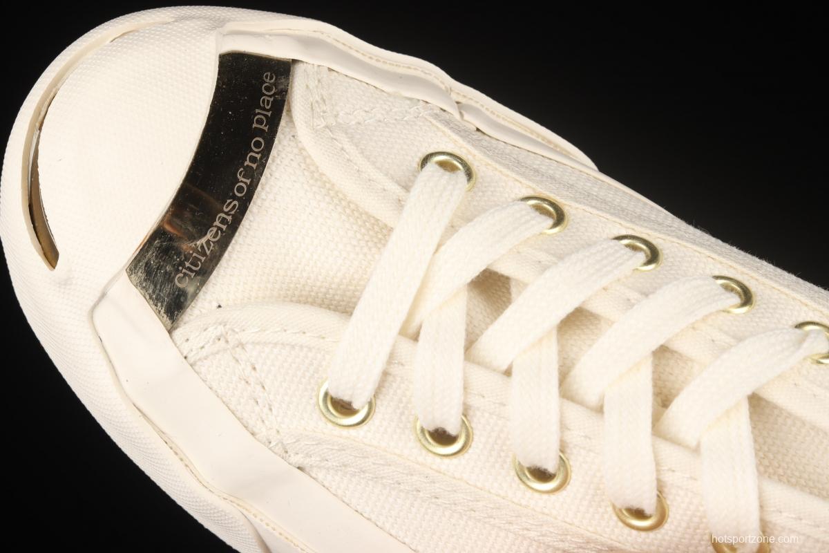 Converse Jack Purcell year of the Tiger Limited Series Golden Tiger opening smile low upper board shoes 164058C