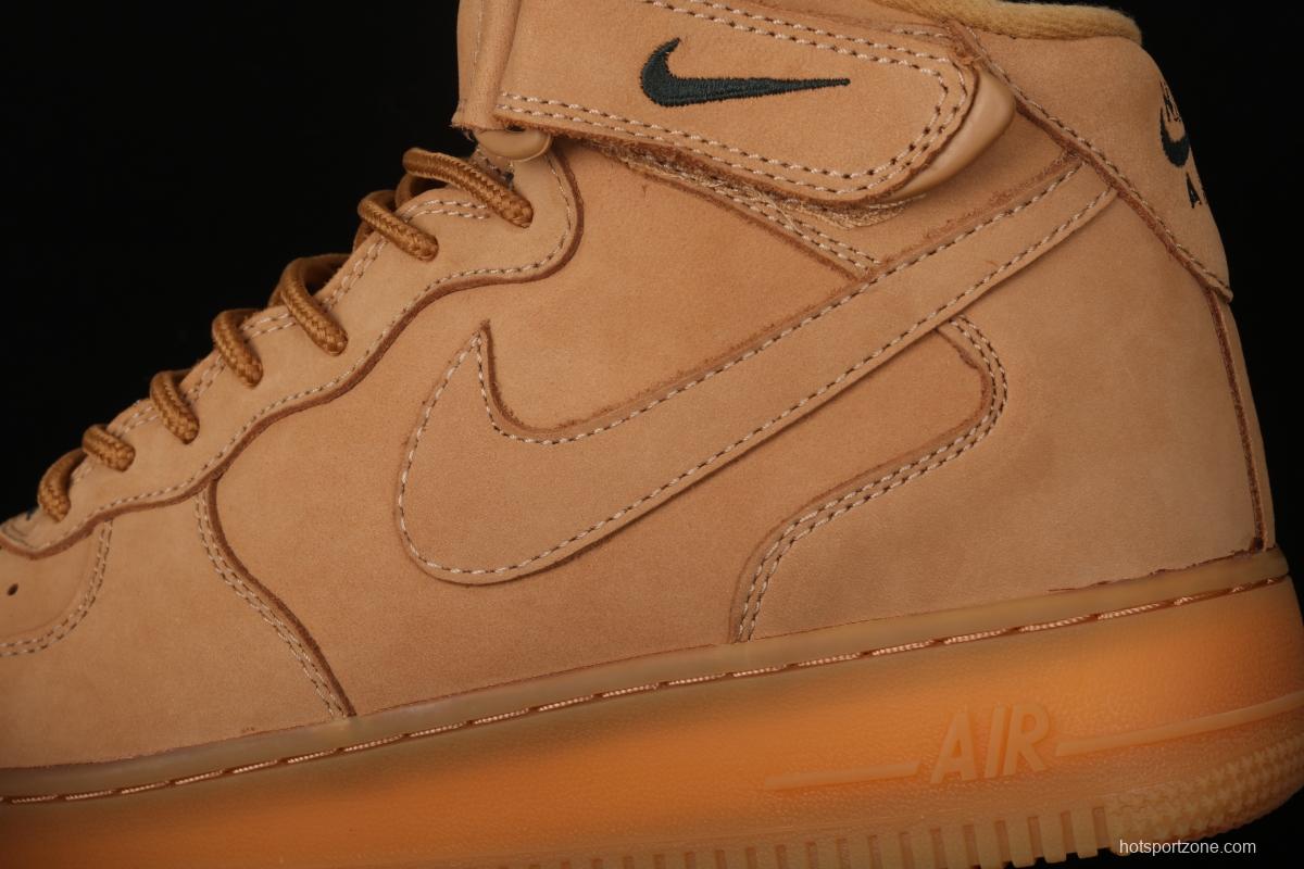 NIKE Air Force 1 Mid'07 Prm QS helps wheat color 715889-200