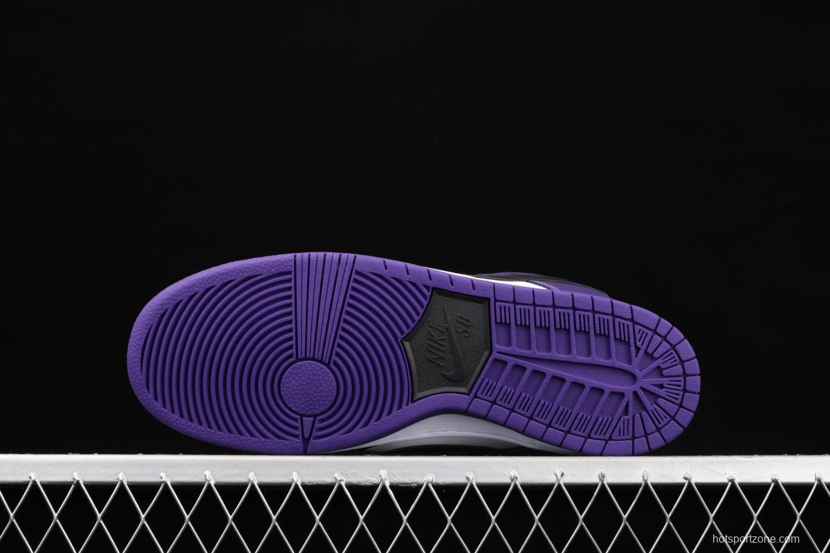 NIKE SB DUNK Low Court Purple black and purple North Carolina low-top leisure sports skateboard shoes BQ6817-500