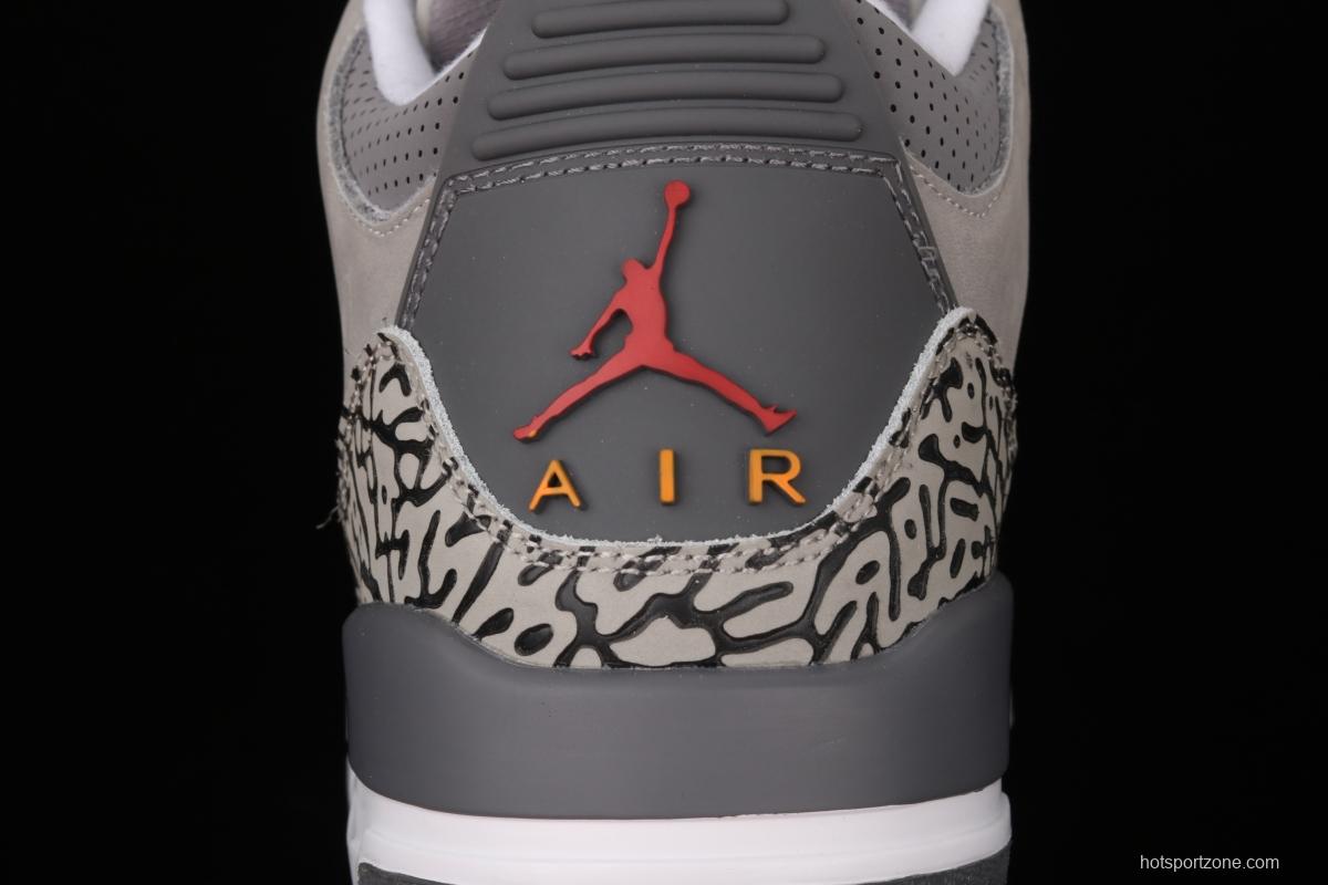 Air Jordan 3 Cool Grey AJ3 Joe 3 Wolf CT8532-012