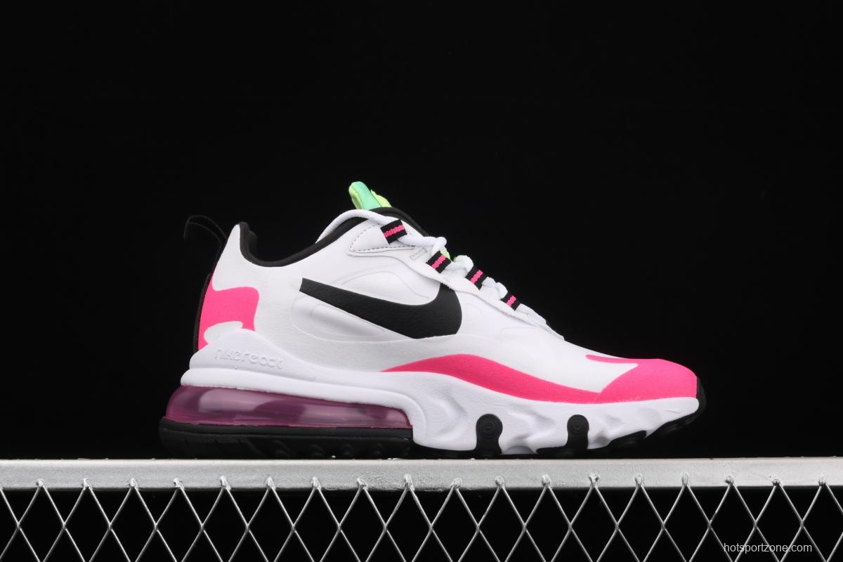 NIKE Air Max 270React new high-frequency mesh function half-palm air cushion cushioning running cloth shoes CJ0619-101