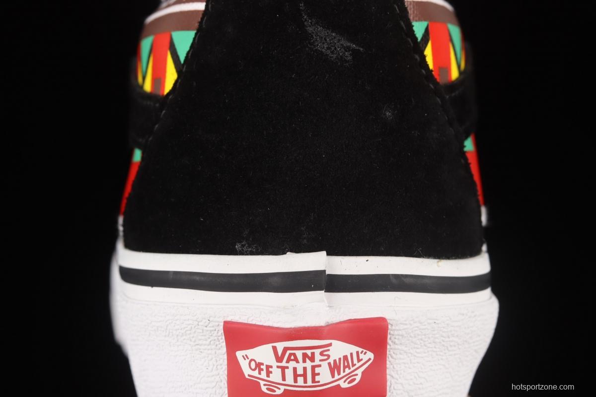 Vans Sk8-Hi Dx Moroccan style theme series high top leisure sports shoes VN0A38GFUQ1