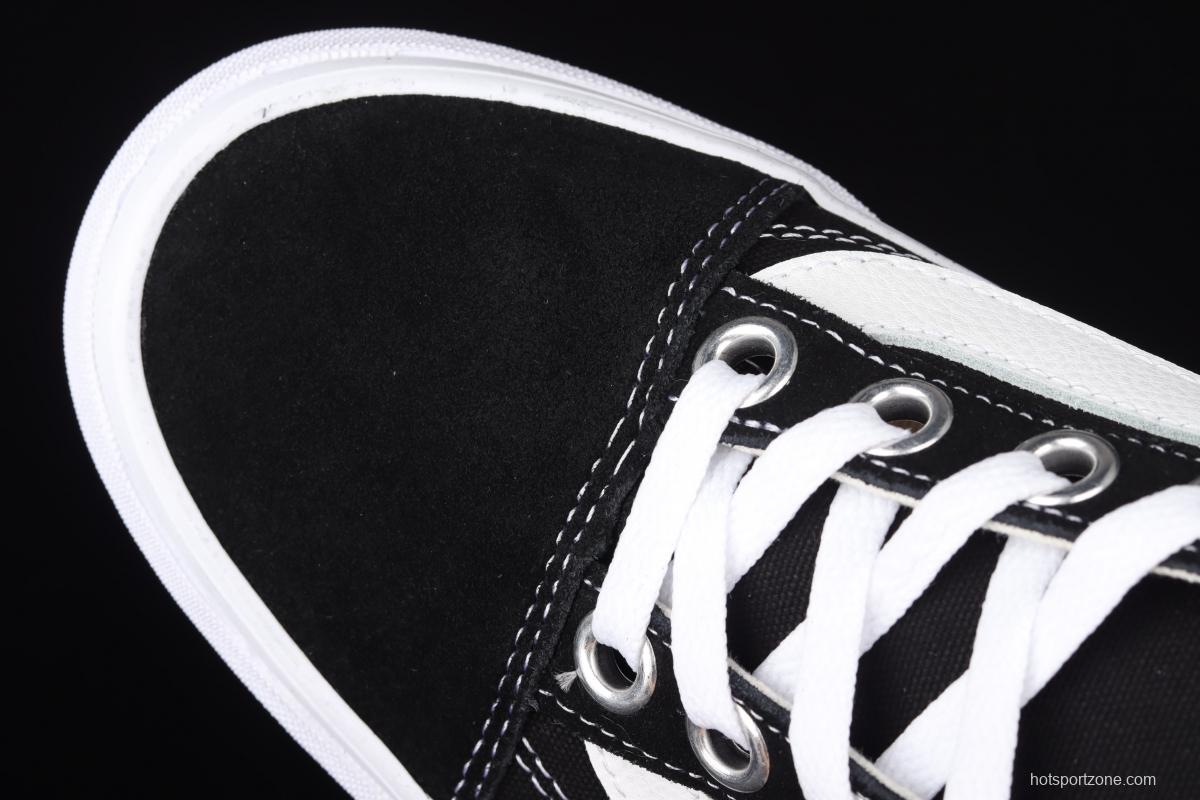 Vans Old Skool OS black and white side wide stripes LOGO low-top trendy sneakers VN0A3WLY6BT