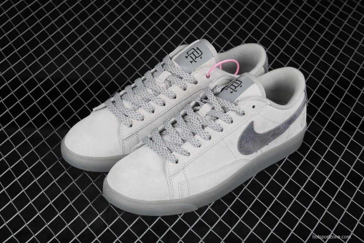 Reigning Champ x NIKE Blazer SB defending champion 3M reflective joint name board shoes 454471-009