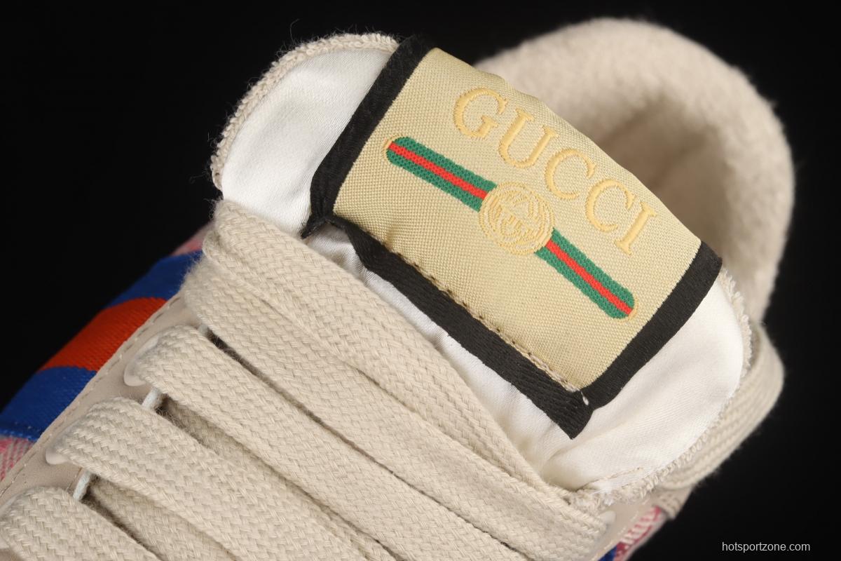 Gucci Distressed Screener Sneaker Gucci classic dirty shoes