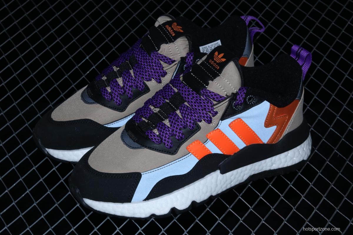 Adidas Nite Jogger Winterized Boost FZ3664 3M reflective retro running shoes