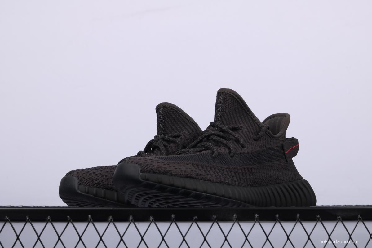 Adidas Yeezy 350 Boost V2 FU9006 Darth Coconut 350 second generation black angel hollowed-out silk color matching
