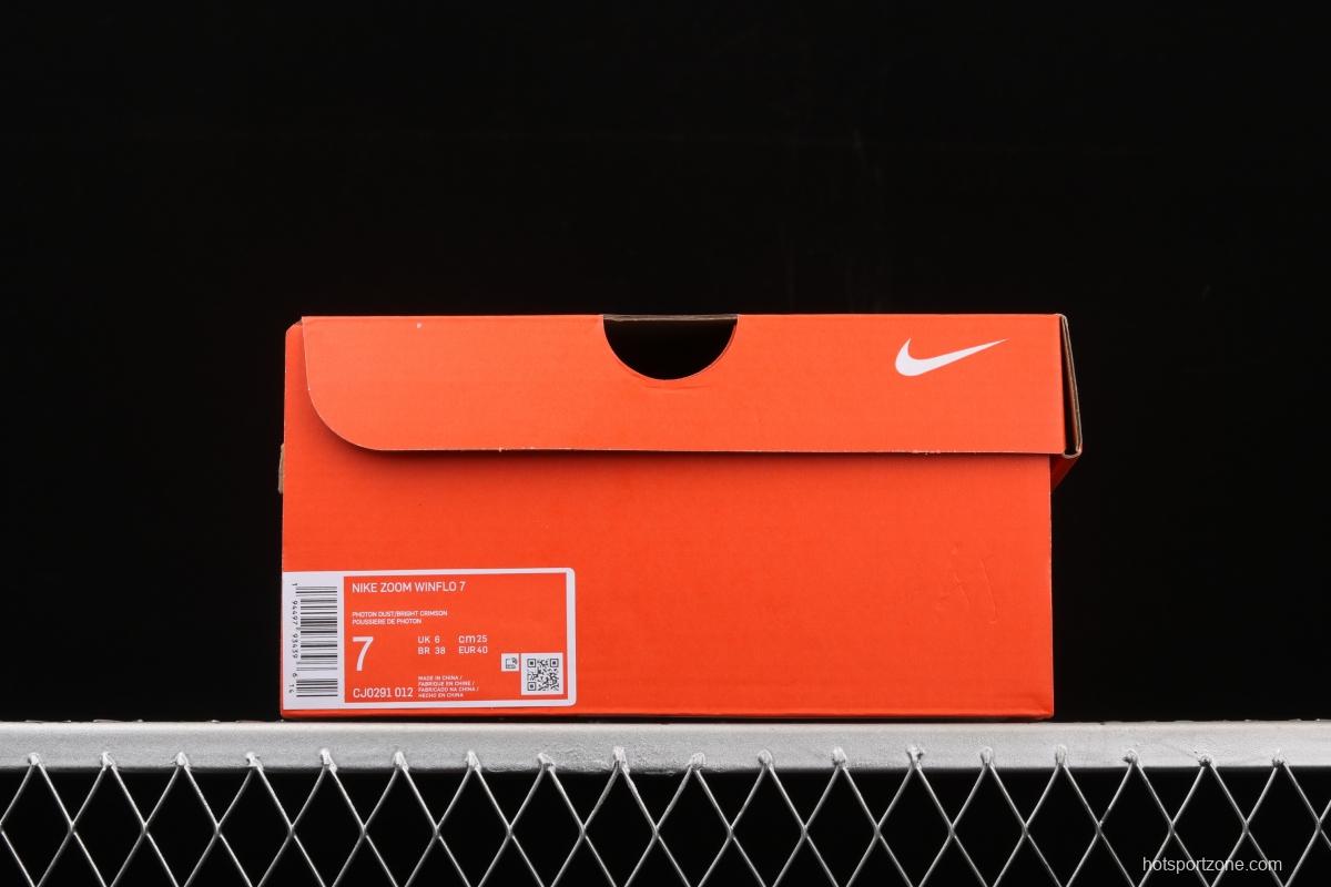 NIKE Zoom Winflo 7 new sports leisure shock-absorbing running shoes CJ0291-012 for moon landing