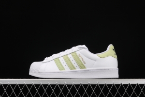 Adidas Originals Superstar FW3568 shell head and tea striped top layer casual board shoes