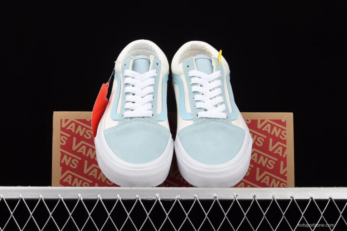 Vans Style 36 Milk Blue side striped low-top casual board shoes 4F69LX