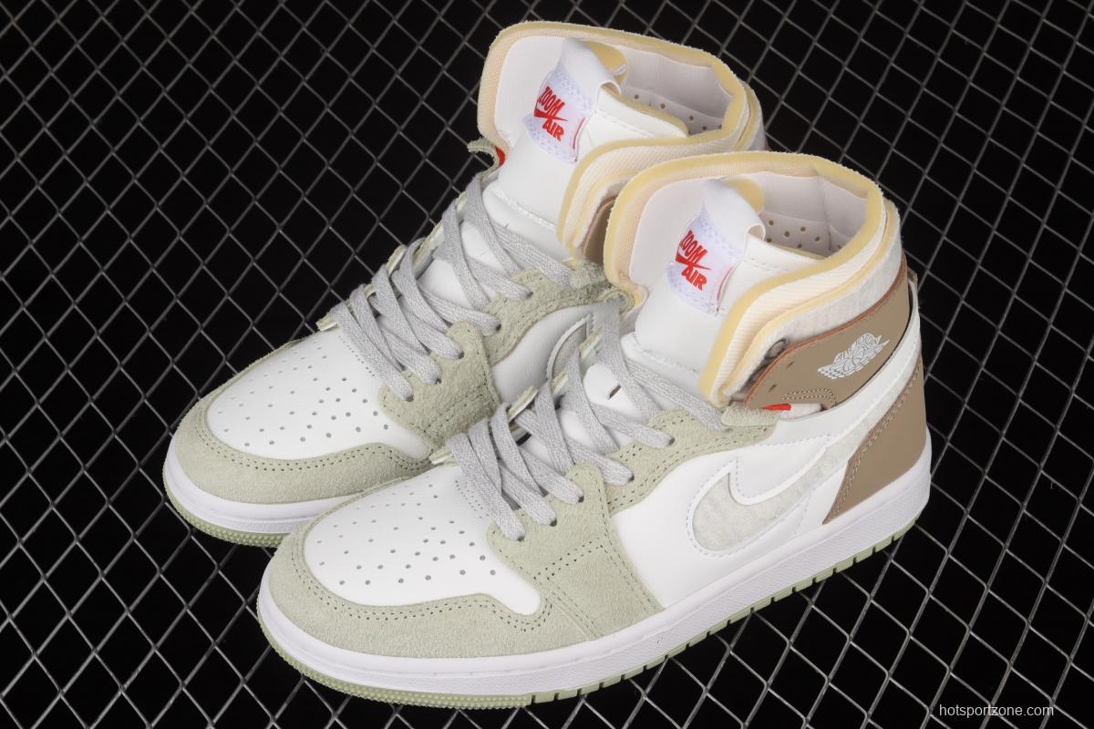 Air Jordan 1 Zoom Air CMFT Milk Brown CT0979-102